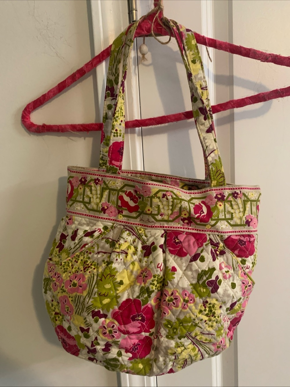 Vera Bradley Medium Shoulder Bag with Matching Wallet